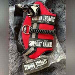 Red Support Animal Vest